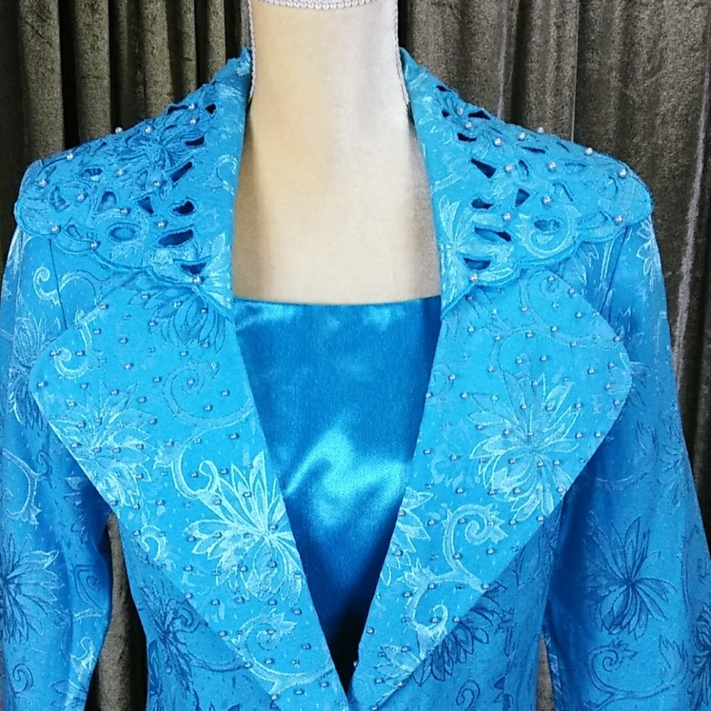 Size 10 Mark Blue Jacket - Picture 2 of 6